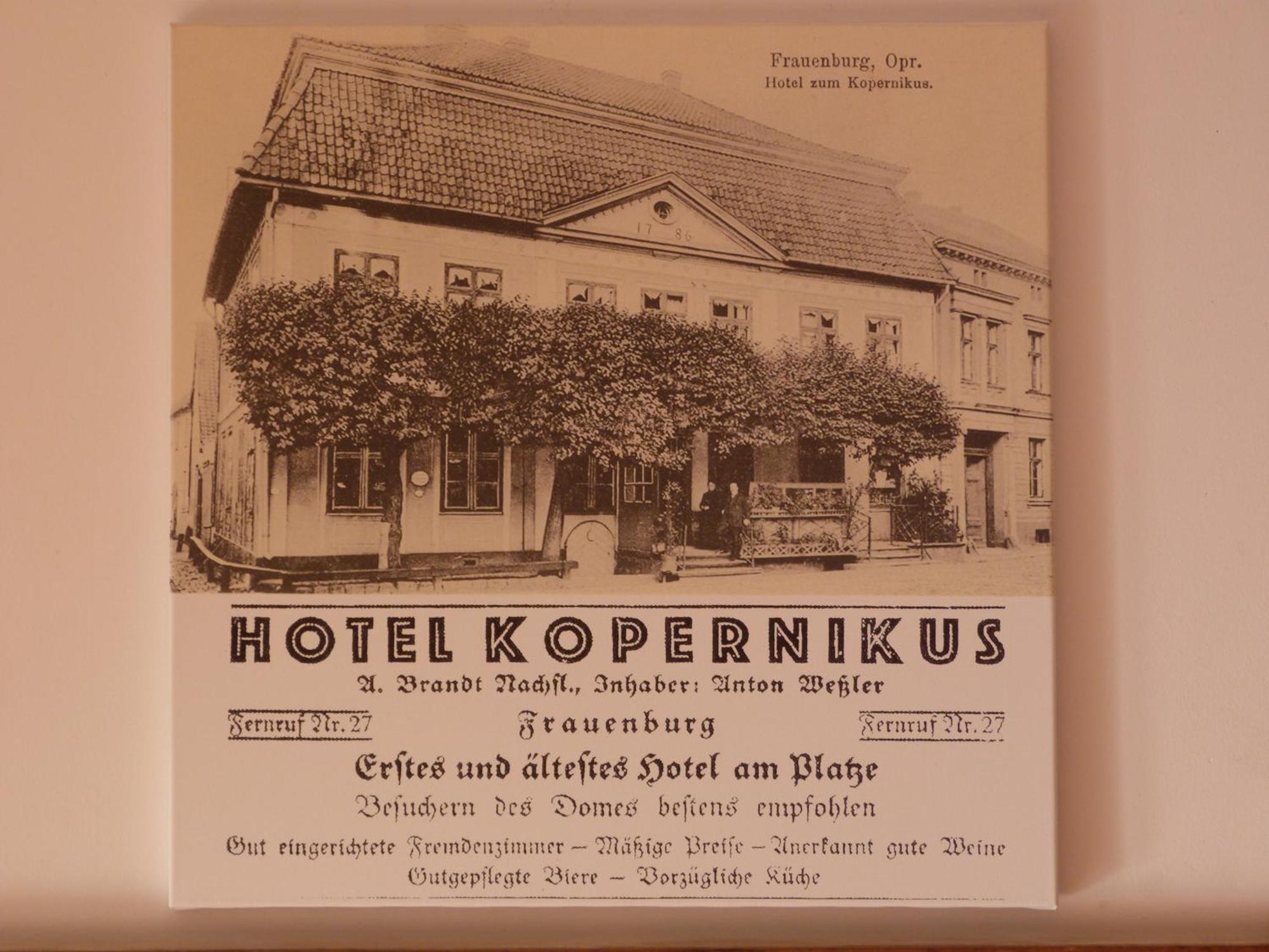 Hotel Kopernik Frombork Bagian luar foto